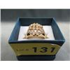 Image 2 : Heavy Set Men's $ Crystal Money Ring