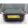 Image 1 : Large Wood Jewelry Box & Contents