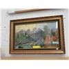 Image 1 : Framed Needlepoint Landscape