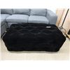 Image 1 : New Button Tufted Black Velvet Ottoman/Bench