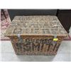 Image 1 : Large Vintage Wicker Storage Chest ca1920