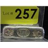 Image 1 : Rare 2 Oz. Yeager Mint .999 Silver Loaf Bar