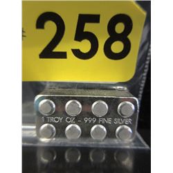 1 Oz. Stacker .999 Silver Block Bar