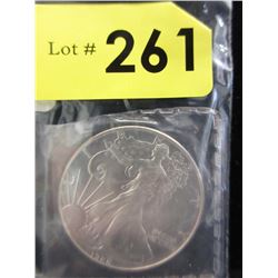 1988 US 1 Oz. Walking Liberty .999 Silver Coin