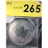 Image 1 : 1 Oz. Canada Maple Leaf .9999 Silver Coin
