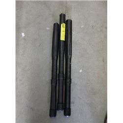 1 Metal & 2 Rubberized Batons