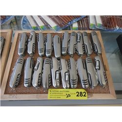 20 New Swiss Army Style Pocket Knives