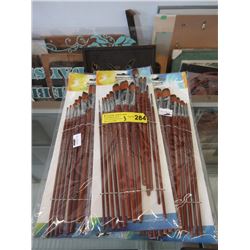 3 New 13 Piece Artist Brush Sets