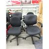 Image 1 : 4 Adjustable Office Chairs
