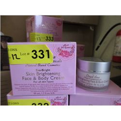 12 Jars of Dead Sea Skin Brightening Cream