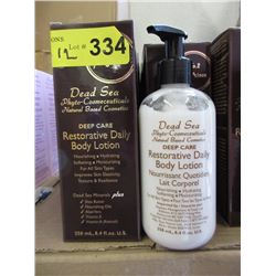 12 Bottles of Dead Sea Restorative Body Lotion