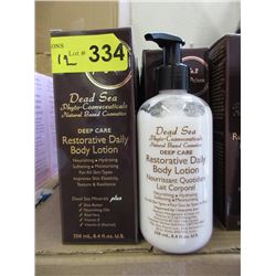 12 Bottles of Dead Sea Restorative Body Lotion