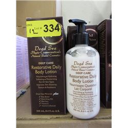 12 Bottles of Dead Sea Restorative Body Lotion