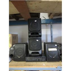Realistic Stereo Receiver & 4 JVC Speakers