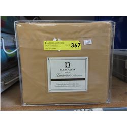 New Queen Size 3 Piece Duvet CoverSet - Camel/Gold