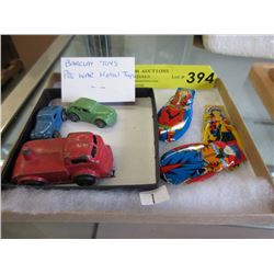 Pre-War Barclay Toys & 1950's Tin Litho Clickers