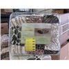 Image 1 : New Queen Size Animal Block Print Sherpa Blanket