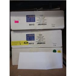 3 Cases of 3-1/4" x 5-5/8" White Envelopes