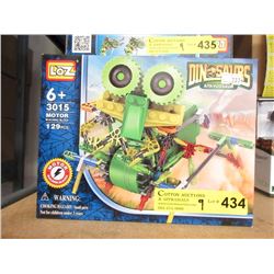 9 New Loz Motorized Dinosaur Building Toys