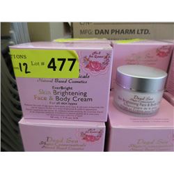 12 Jars of Dead Sea Skin Brightening Cream