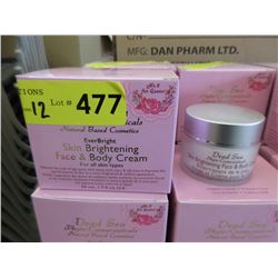 12 Jars of Dead Sea Skin Brightening Cream