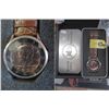 Image 1 : Mans New in Box August Steiner Coin Watch