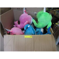 Large Box of New Assorted Stuffed Toys