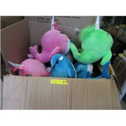 Large Box of New Assorted Stuffed Toys