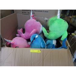 Large Box of New Assorted Stuffed Toys