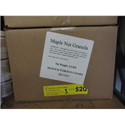 Three 4.2 KG Cases of Maple Nut & Raisin Granola