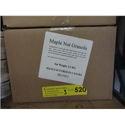 Three 4.2 KG Cases of Maple Nut & Raisin Granola