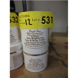 12 Jars of Dead Sea Skin Brightening Cream