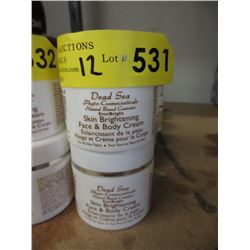 12 Jars of Dead Sea Skin Brightening Cream