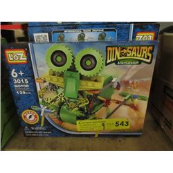 9 New Loz Motorized Dinosaur Building Toys