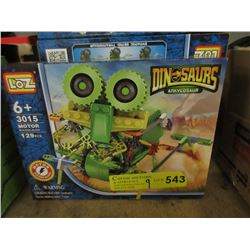9 New Loz Motorized Dinosaur Building Toys