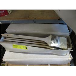 6 Dozen New Long Handed 3" Angle Brushes