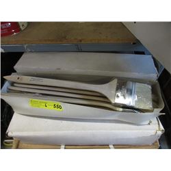 6 Dozen New Long Handed 3" Angle Brushes