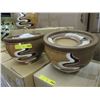 Image 1 : 2 New 3 Piece Chocolate & Tan Plant Pot Sets