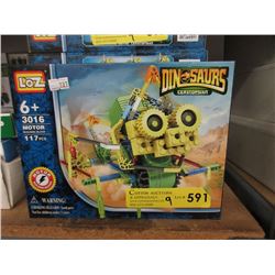 9 New Loz Motorized Dinosaur Building Toys