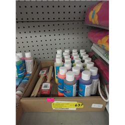 24 Bottles of Acrylic Craft Paint