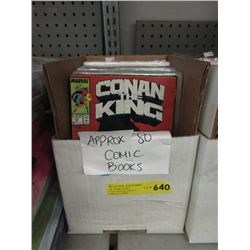 Approximately 80 Comic Books