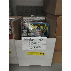 Approximately 80 Comic Books