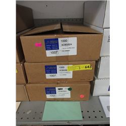 3 Cases of Green Coloured Envelopes