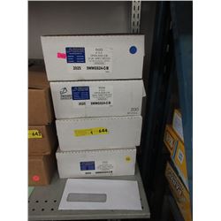 4 Cases of 4" x 9" Window Envelopes