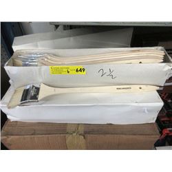 6 Dozen New Long Handled 2-1/2" Angle Brushes