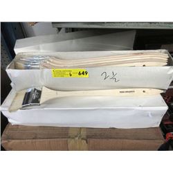 6 Dozen New Long Handled 2-1/2" Angle Brushes