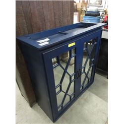 New Blue Indoshine Mirrored Cabinet Top