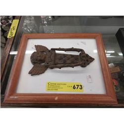 Vintage Cast Metal Cupid Door Knocker