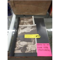 Vintage French Unused Nude Postcards
