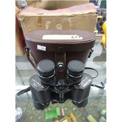 Bell & Howell Binoculars with Leather Case